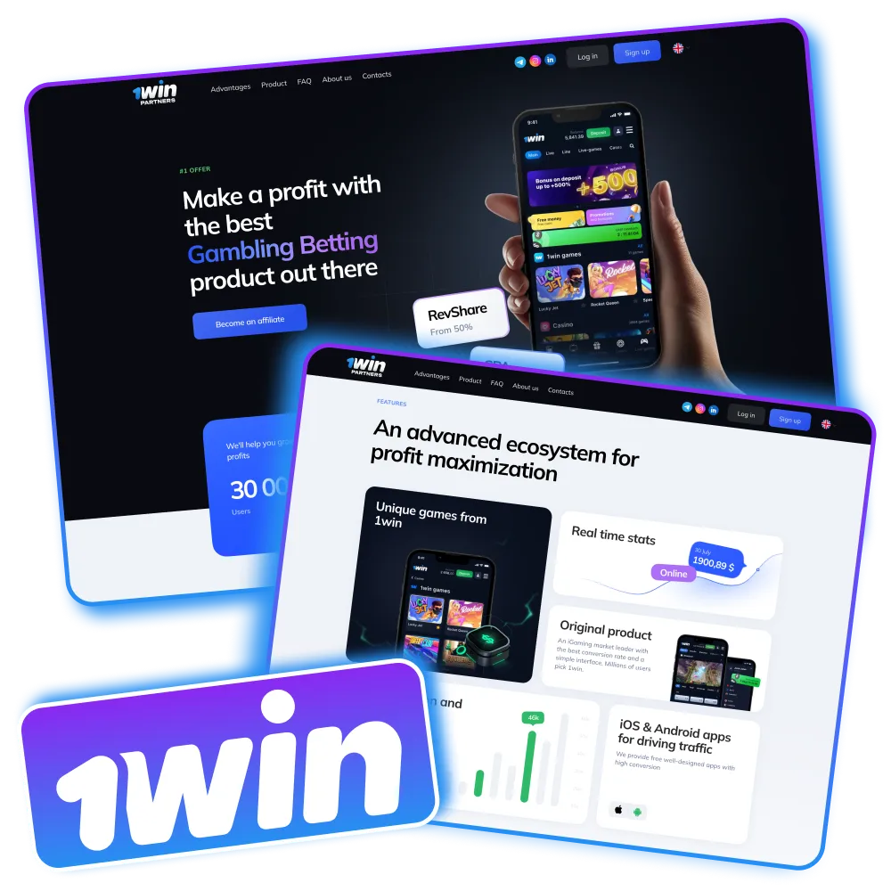 Become a 1Win partner and enjoy high earnings while.