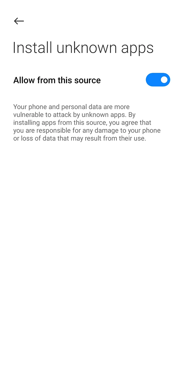Set up and prepare your Android device to install the 1Win app.