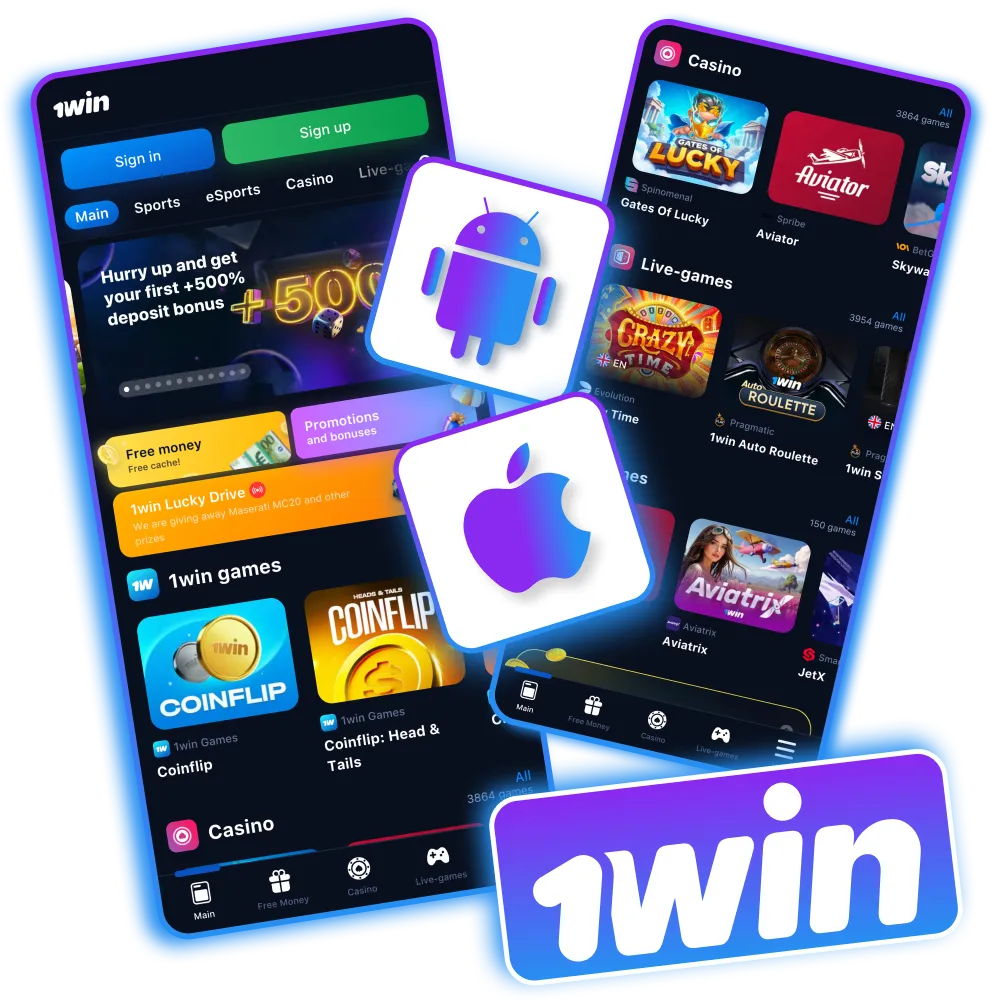 Download the 1Win app for Android and iOS to enjoy seamless betting and casino gaming.