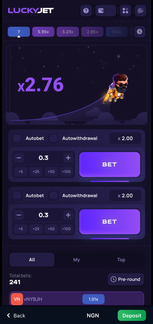 Get ready to play Lucky Jet at 1win and aim for big rewards.