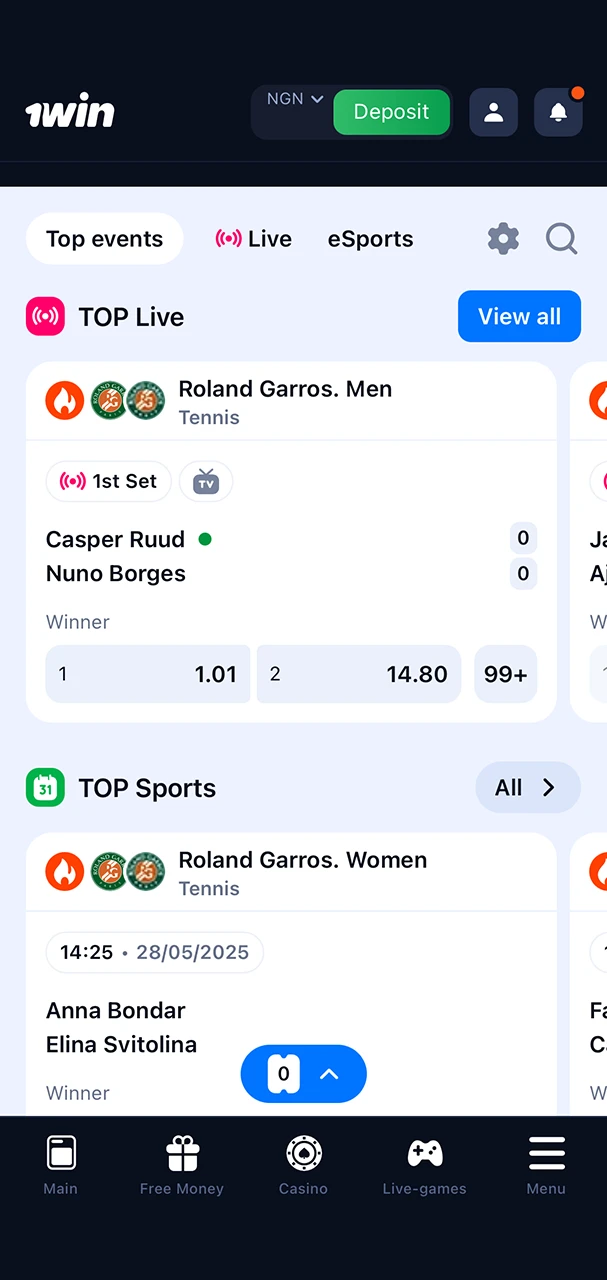 Make an accurate prediction to get a reward on your account at 1Win betting company.