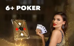 In 1win 6+ Poker players enjoy more action with cards from 6 to Ace only.