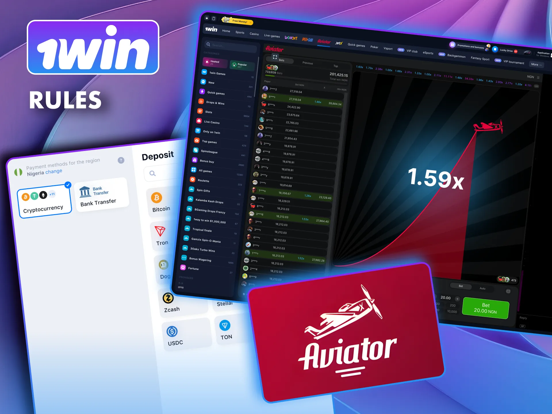 1win brings clear rules and real-time action in every Aviator round.
