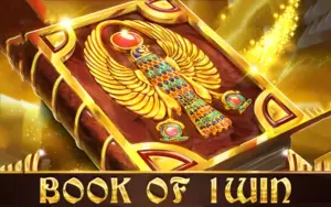 1win's exclusive Book of 1win slot game.