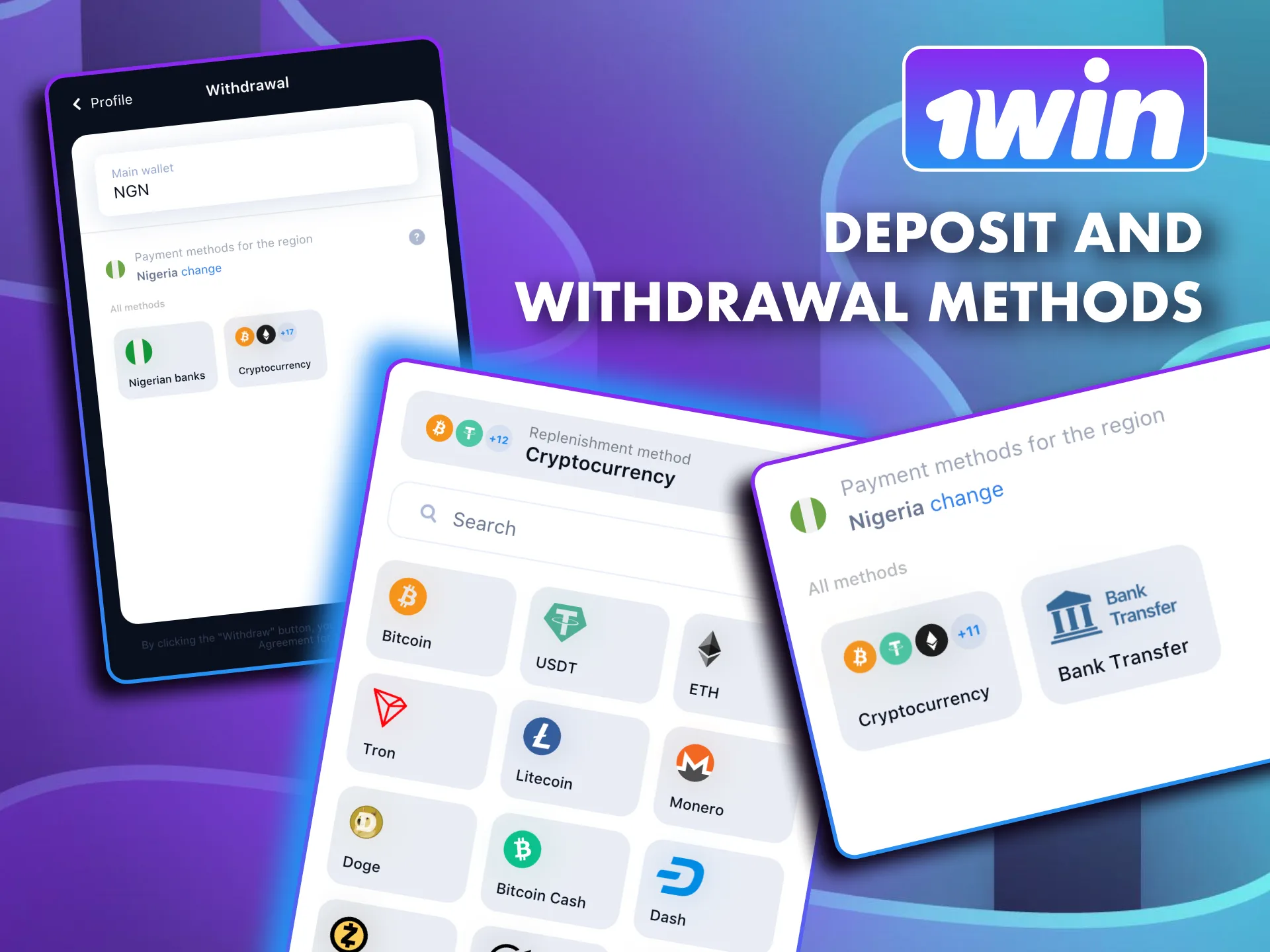 1win offers fast deposits and withdrawals for Nigerian players.