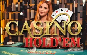 Play Casino Hold'em with community cards on 1win.