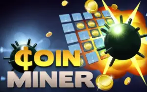 Risk-based coin collection in Coin Miner at 1win.