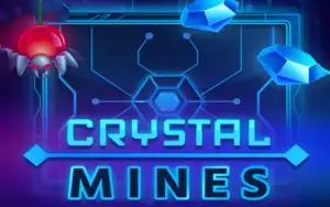 1win’s Crystal Mines lets you control grid size and mine count.