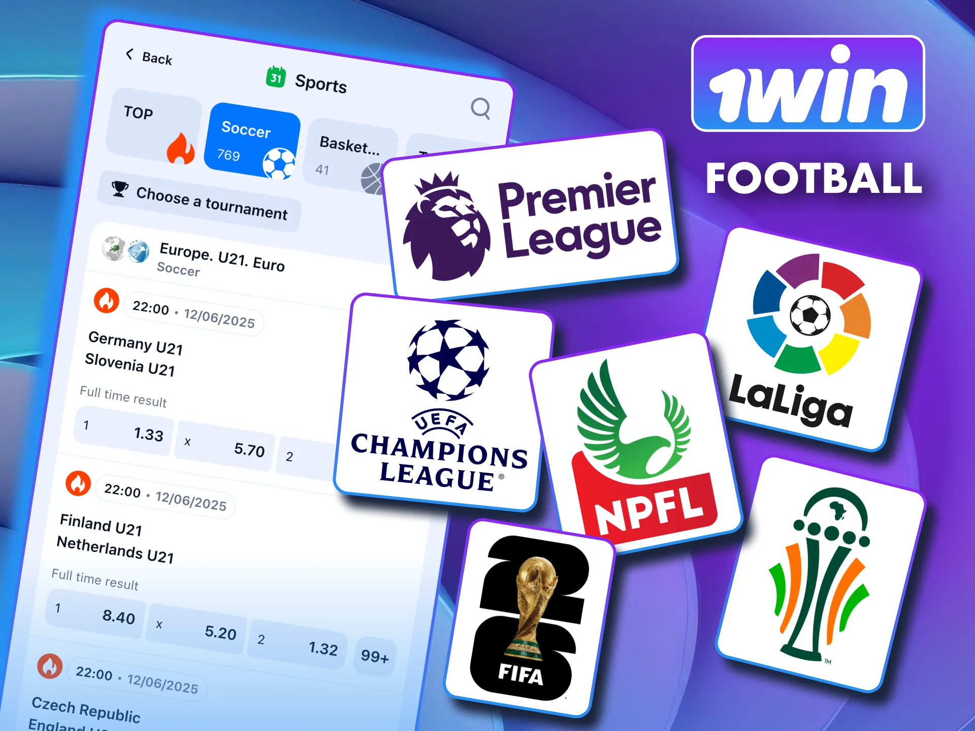 Bet on football at 1win with 700+ markets and live match options.