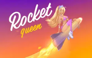 Rocket Queen crash game rewards timing as you dodge the blast.
