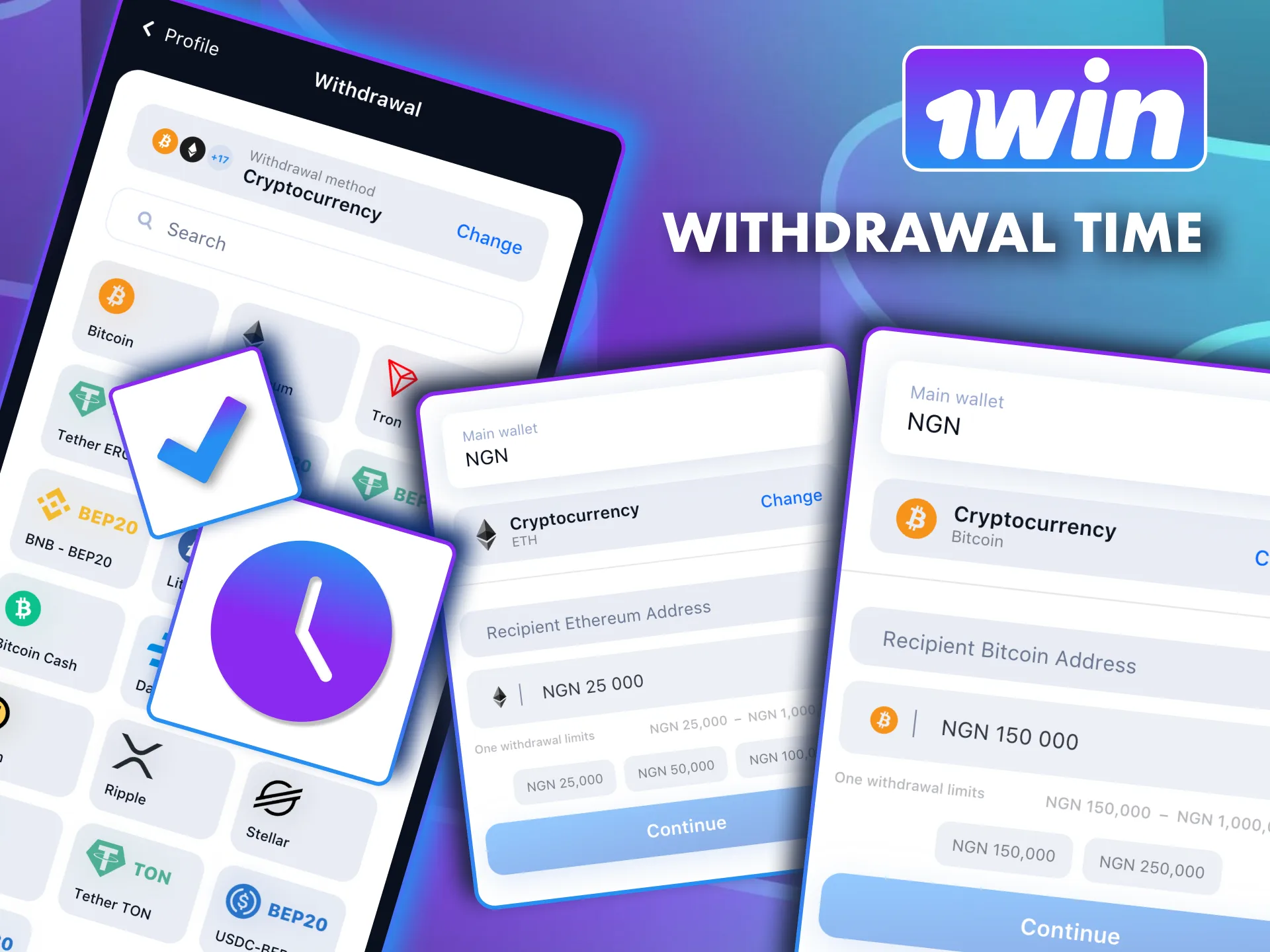 1win withdrawals take a few hours to 3 days, depending on the method.
