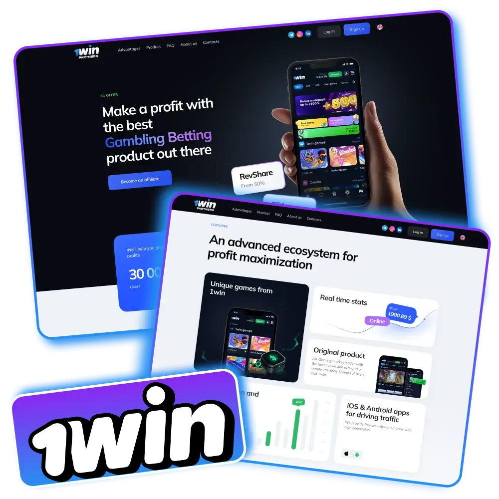 Become a 1Win partner and enjoy high earnings while.
